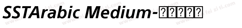 SSTArabic Medium字体转换